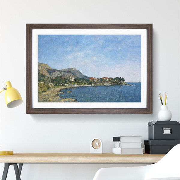East Urban Home Bay of Fourmis by Eugene Boudin Picture Frame